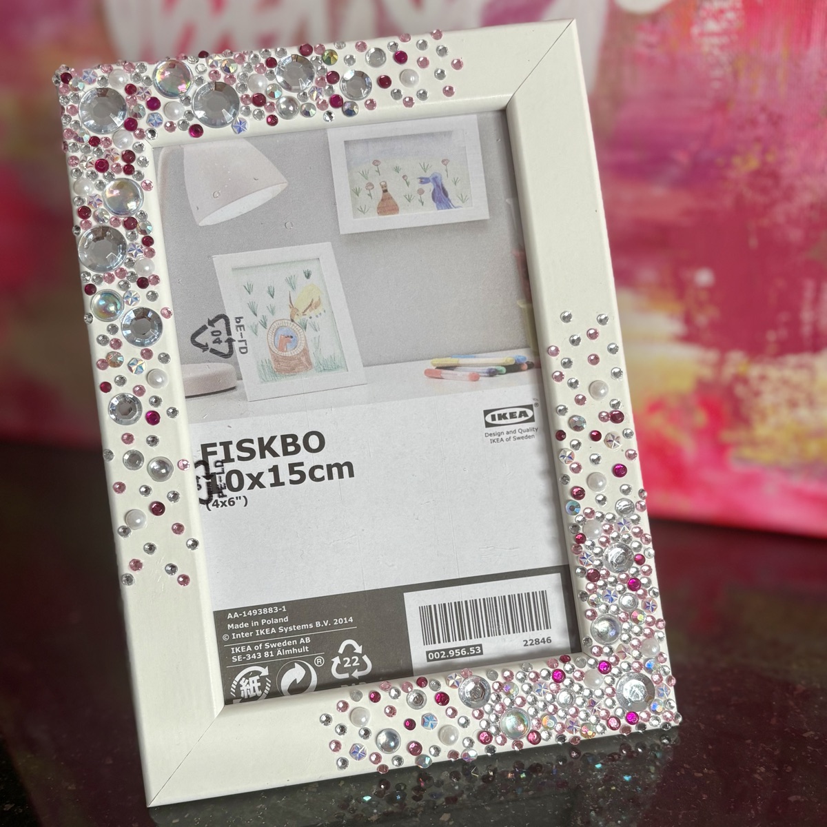 Diamond art sur cadre photo au Fun Lab