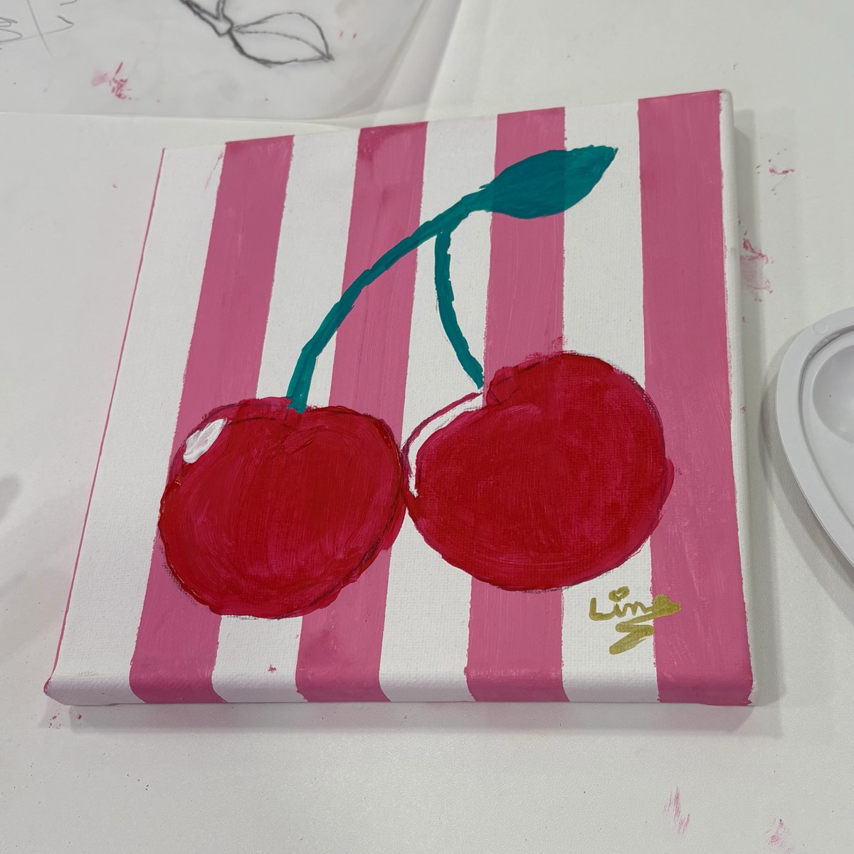 Peinture sur toile au Fun Lab