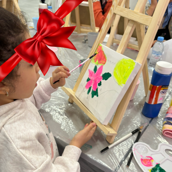 Pack 4 ateliers peinture sur toile enfants