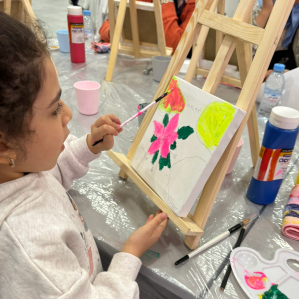 PEINTURE SUR TOILE "ENFANT"